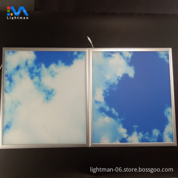 48W 600x600 LED Blue Sky Panel Ceiling Light